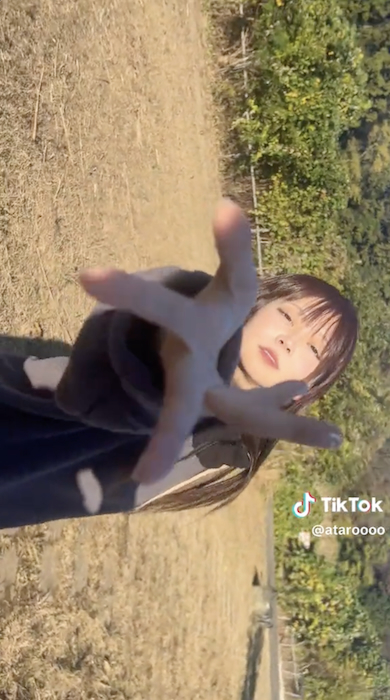 父撮影のダンス動画