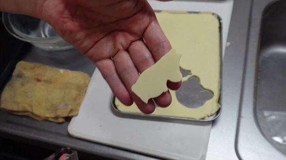 かわいく型抜きできました！