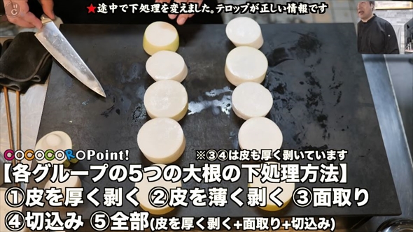 大根の下処理方法を検証してみた