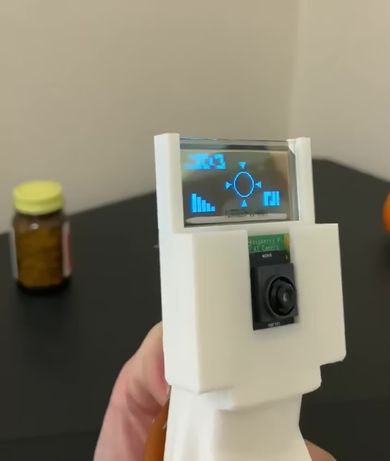 Raspberry Pi AI Cameraで作った物体認識スカウターのカメラモジュール