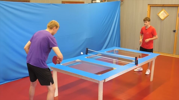 こんな卓球台は嫌だ　クレイジーな卓球台を作ってみた