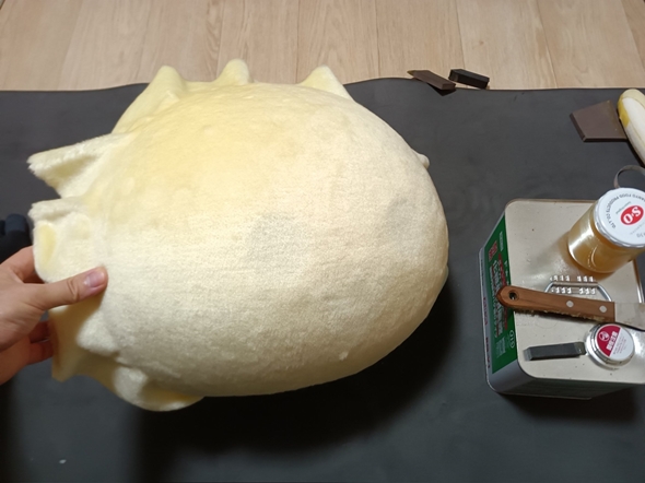 これかがこうなって“ちいかわ”うさぎの着ぐるみに