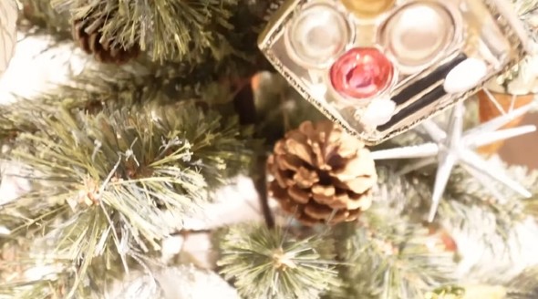 田中みな実さんの家のクリスマスツリー