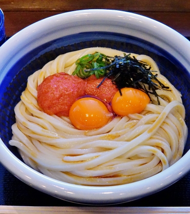 明太釜玉うどんの得サイズ