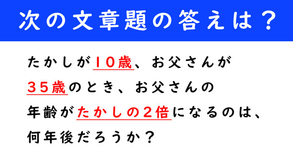 文章題　計算クイズ