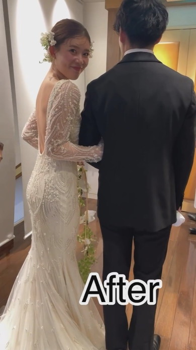 結婚式の新郎新婦