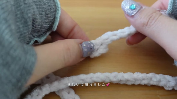 毛糸リボンの編み方解説