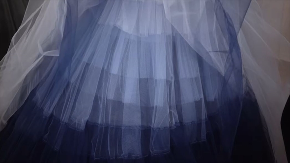 100時間かけた夜空のドレス