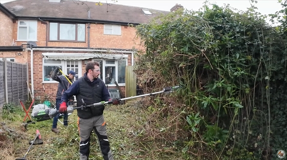 生い茂るイバラの山