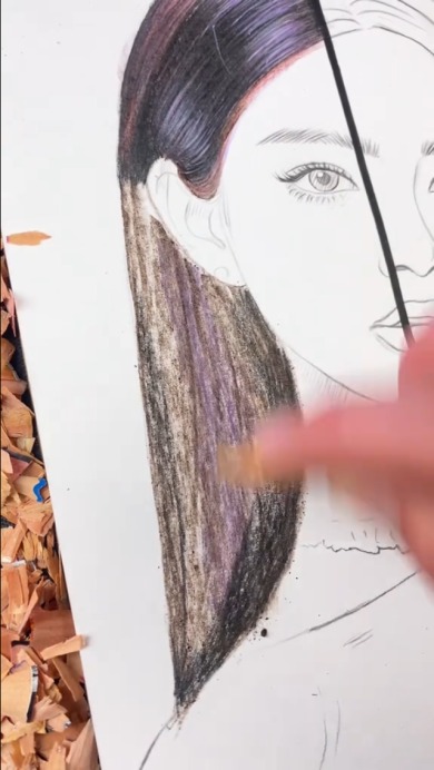 1時間と10時間の絵