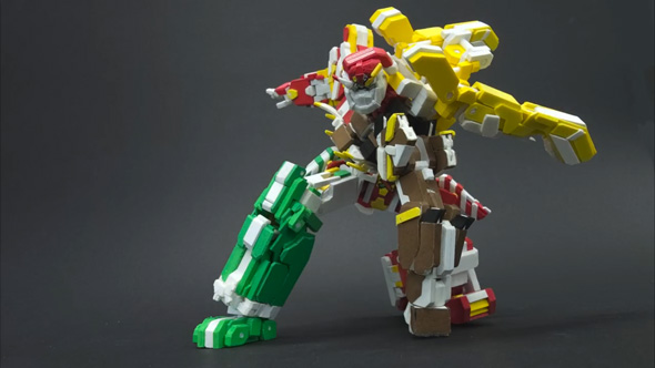 サンタ 変形 合体 ロボ 自作 フィギュア