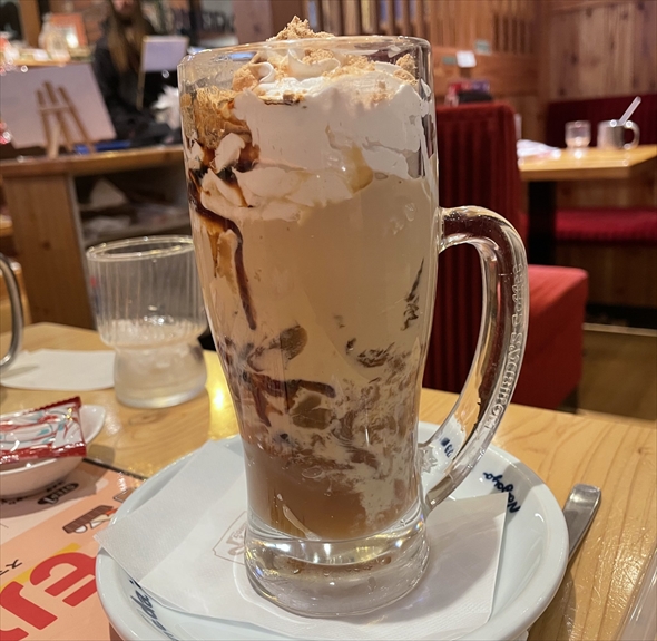 コメダの飲む桔梗信玄餅がすごかった