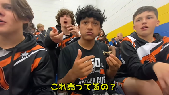おにぎらずを食べたアメリカ男子の反応