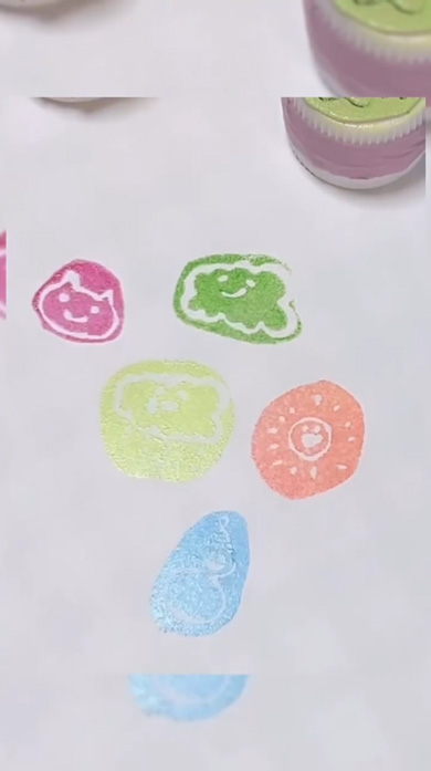 彫らずに 描くだけ ハンコ 手作り 簡単 工作