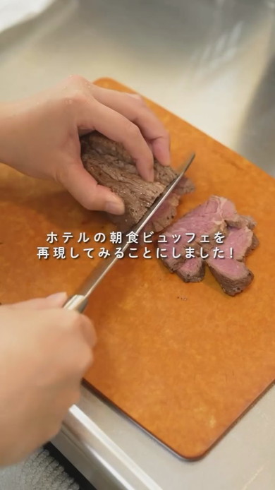 朝食ビュッフェドッキリ