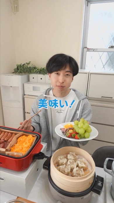 朝食ビュッフェドッキリ