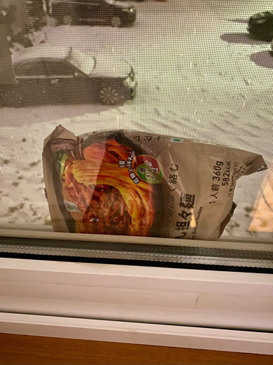 冷凍食品を保存したまさかの場所