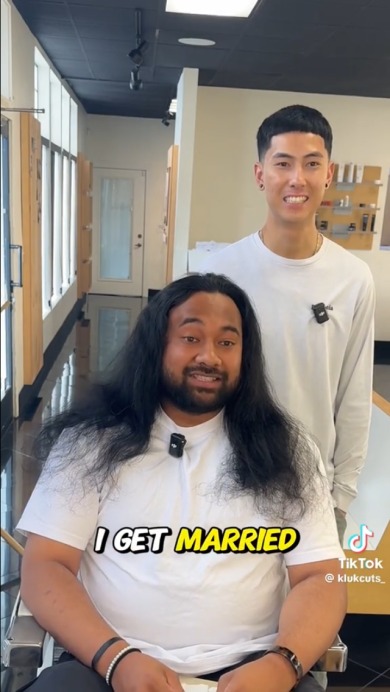 25年分の髪を切る