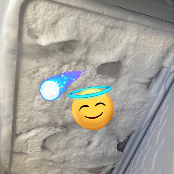 張り切ってる 冷凍庫 霜取り パッキン 故障 塞がった