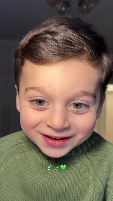 なんともきれいな緑色に！