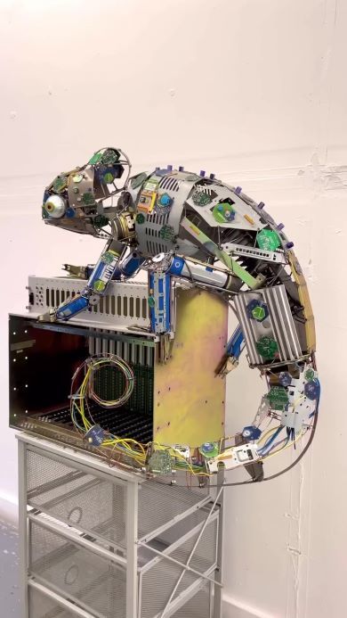 落ちてるごみで作品制作