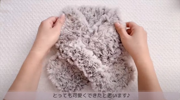 材料費300円でできるもこもこマフラー