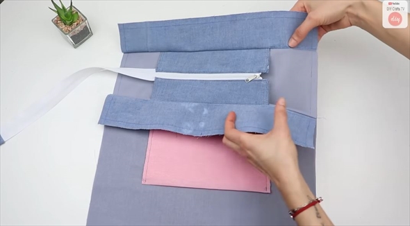 古着デニムで作る爽やかなチェーンバッグ