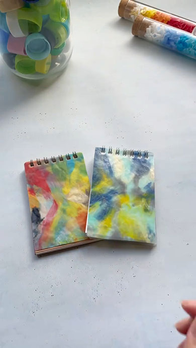 キャップアートメモ帳