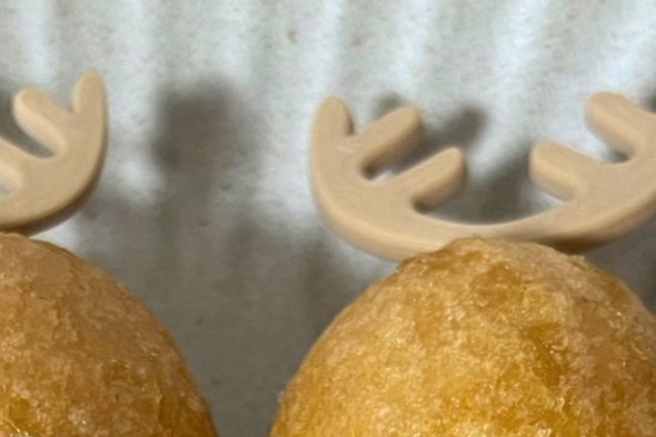 クリスマス仕様のアメリカンドッグ