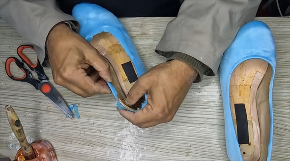 古いヒールをリメイクしてステキに