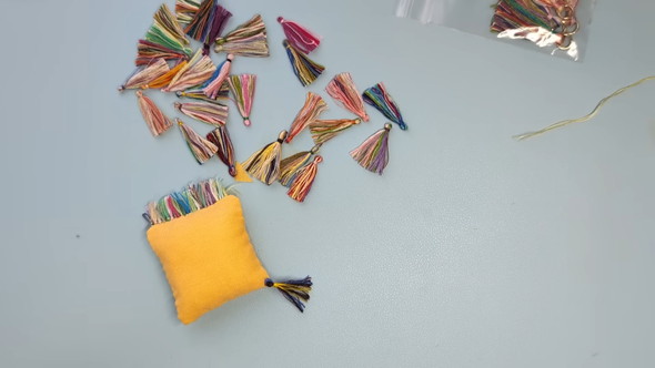 くしゃくしゃだった糸がこんなに愛らしく