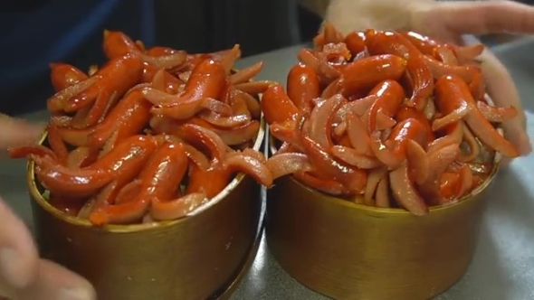 山盛りのタコさんウインナー！