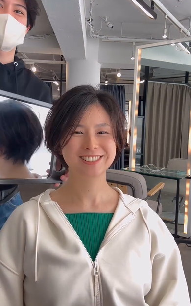 ヘアカットビフォアフ