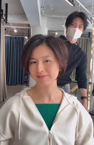 ヘアカットビフォアフ