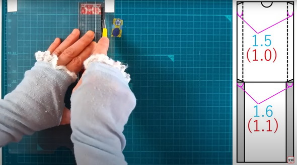 ミニ蛇腹ファイルを作る