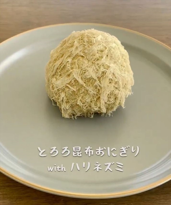 ハリネズミのおにぎりがめちゃくちゃかわいい