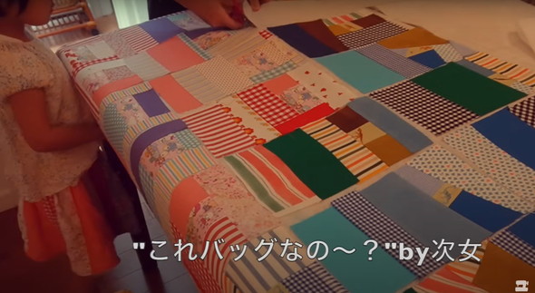 はぎれ山から24個のバッグを作る