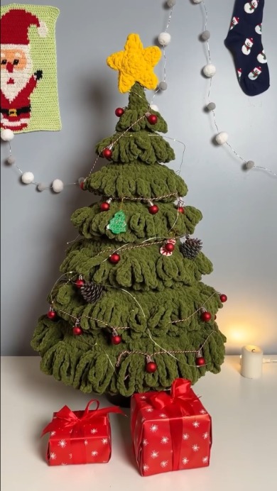 かぎ針編みクリスマスツリー