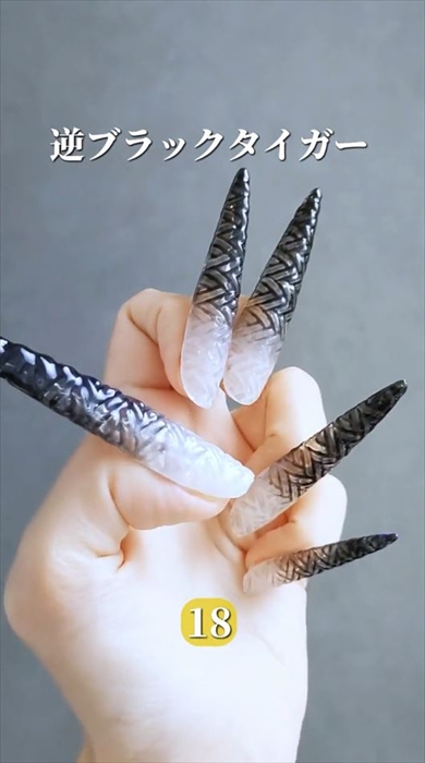 夫が作る超立体ネイルがすんごい