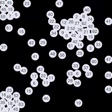 数字の間に引力と斥力が発生するプログラムを実行した結果孤独になった19