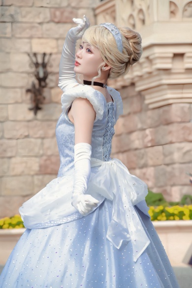 シンデレラ仮装の食用かぐやさん