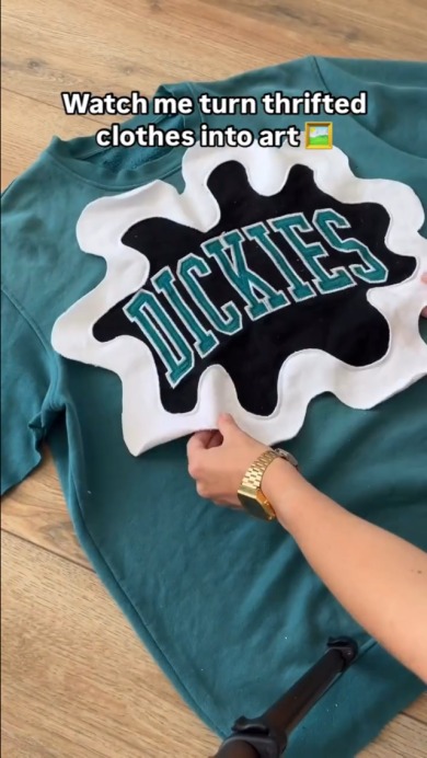 スウェットリメイク