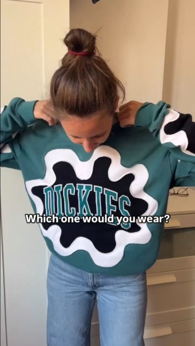 スウェットリメイク