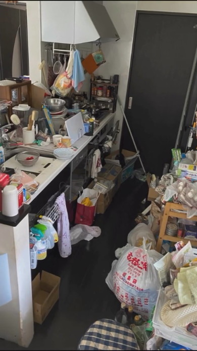 片付けが進まない家の様子