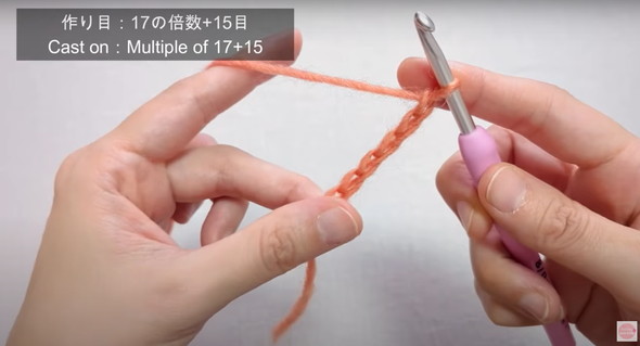 100均の糸でブランケット