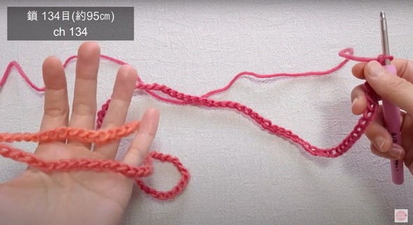 100均の糸でブランケット