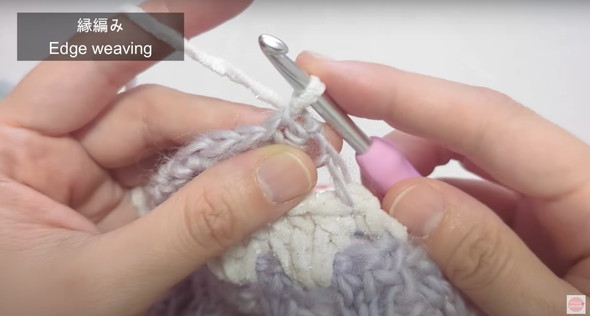 100均の糸でブランケット