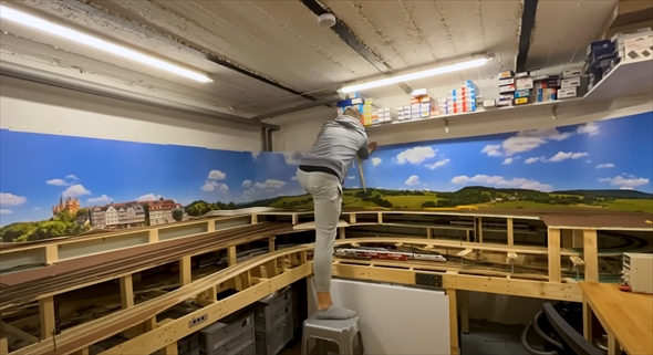 3年越えの大作鉄道模型