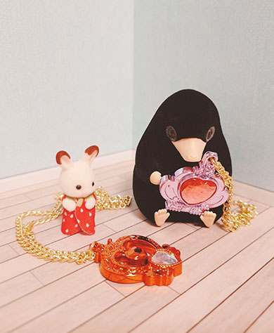 セボンスターのペンダントとニフラー