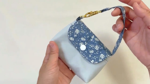 ミニポーチ 作り方 ハギレ 小物 バッグに付けられる ハンドメイド